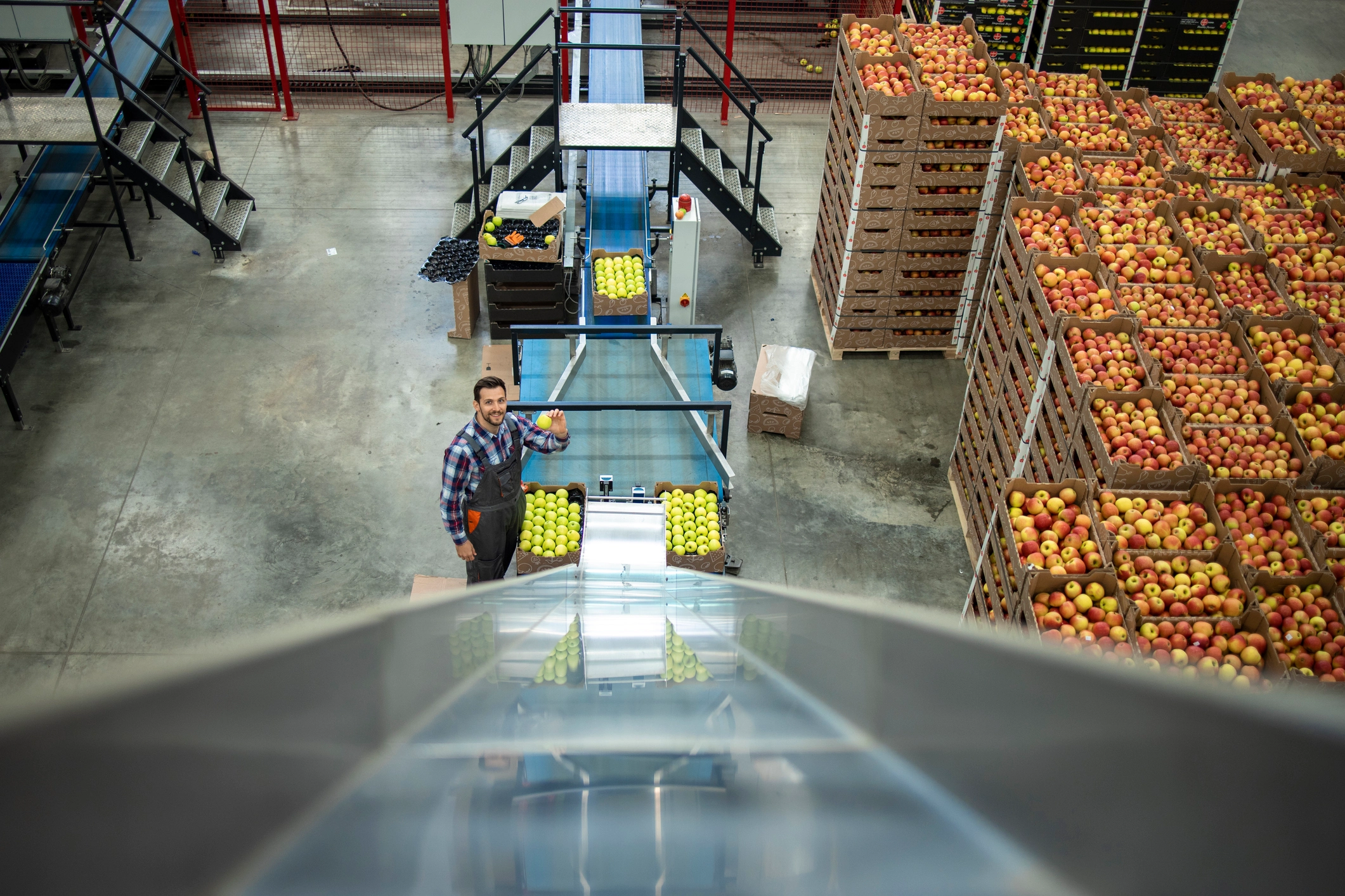Food processing facility benefits from antimicrobial protective coatings supporting sanitation, compliance, and surface durability.